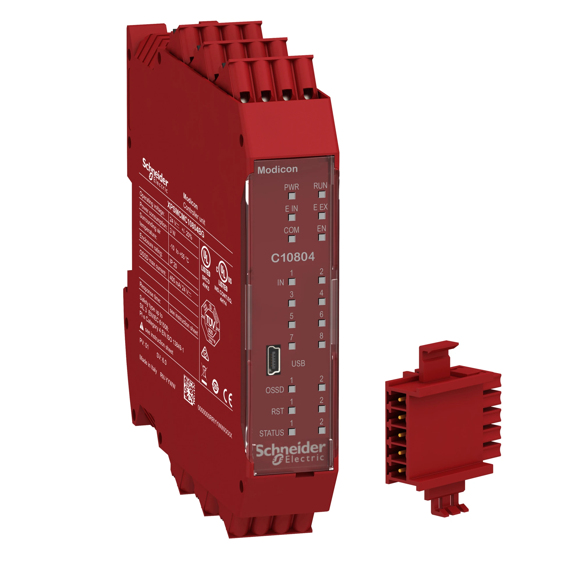 Schneider Electric XPSMCMC10804BG | Modicon XPSMCM modular safety ...